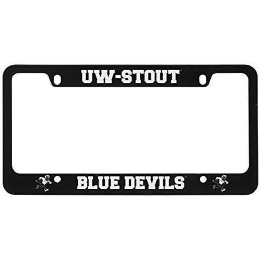 SM-31-BLK-WISCSTO-1-LRG: LXG SM/31 CAR FRAME BLACK, Wisconsin-Stout